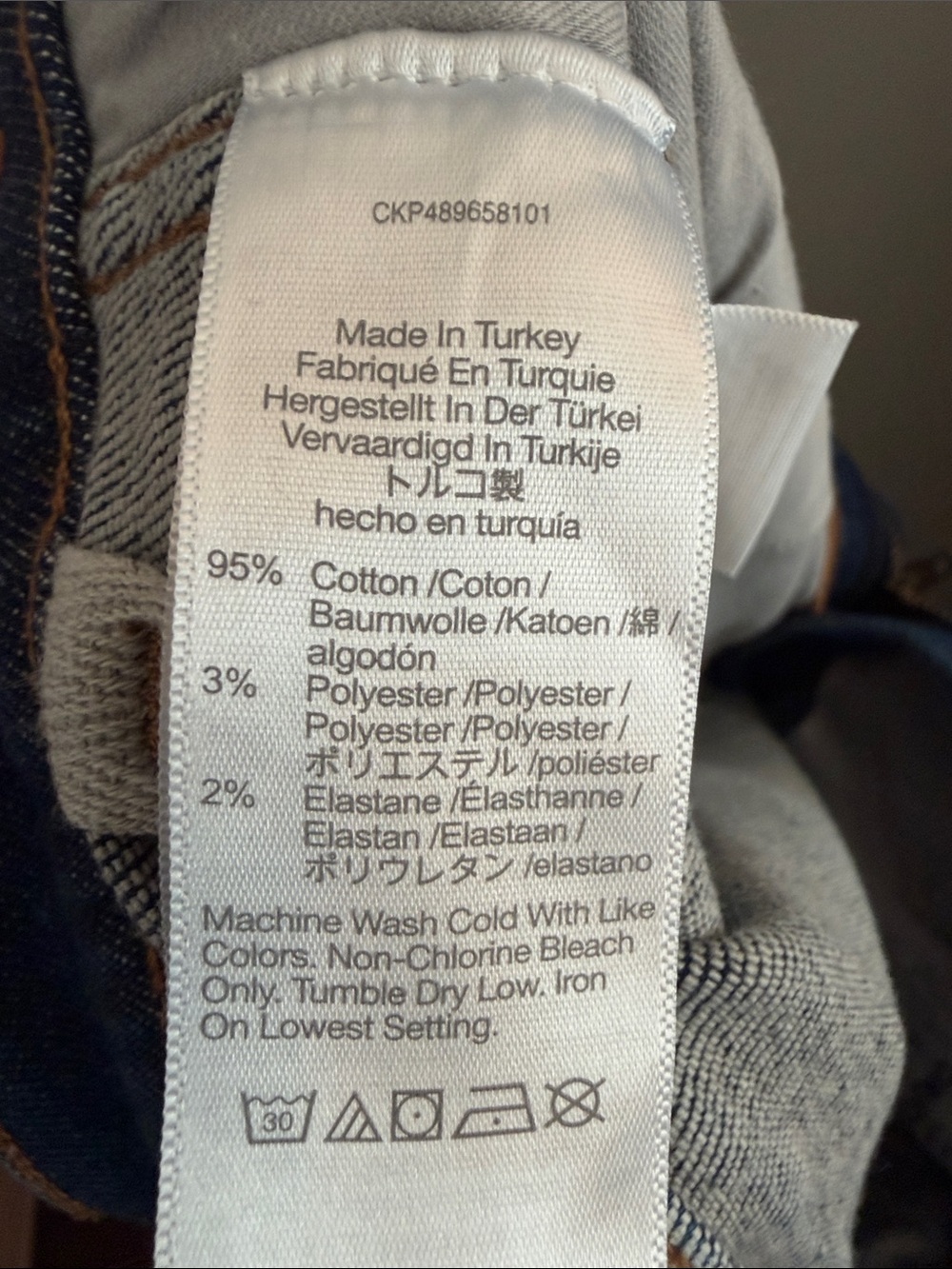 Madewell Mid-Rise Stovepipe Jeans Size 27 Dark Wash Straight Leg Stretch - Picture 7 of 8